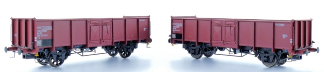 Exact-Train EX23982 - H0 - 2-tlg. Set Offene Güterwagen EUROP, NMBS, Ep. III - Set 2